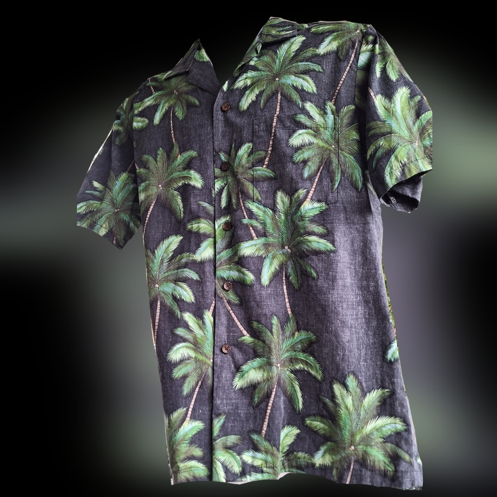 RJC Aloha shirt Palms M